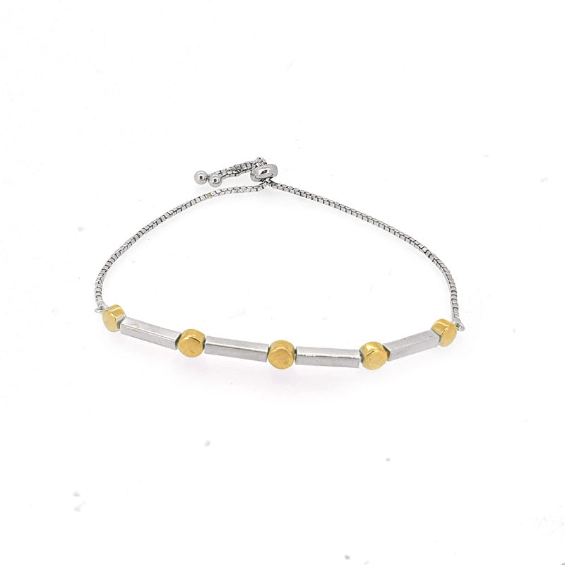 Silver & Rose Gold Bracelet £39.00
