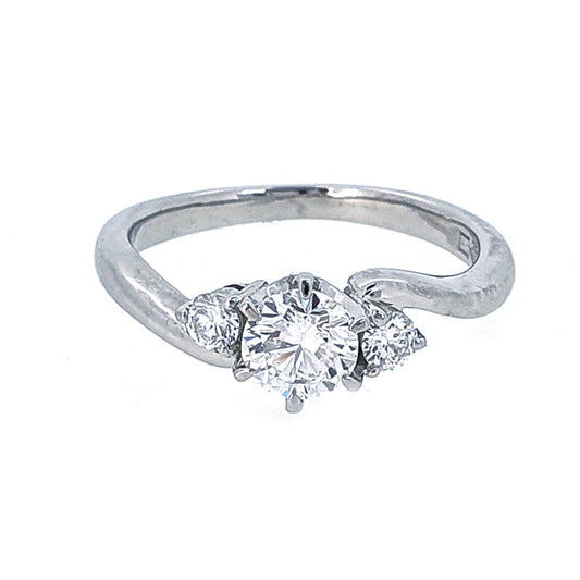 0.57ct Platinum Diamond Shaped Ring £3450.00