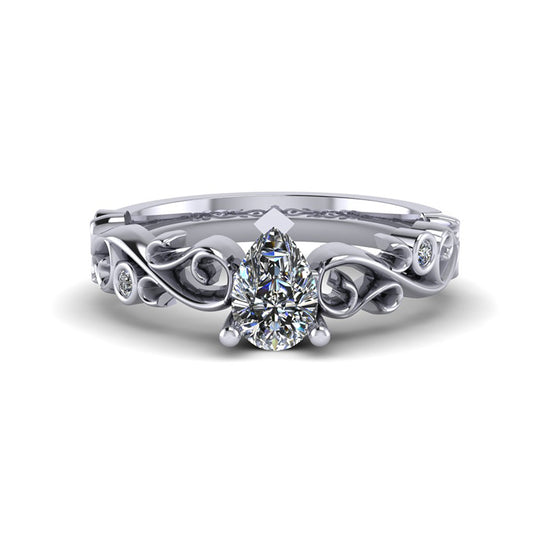 0.51ct Pear Diamond Sophia Ring £3165