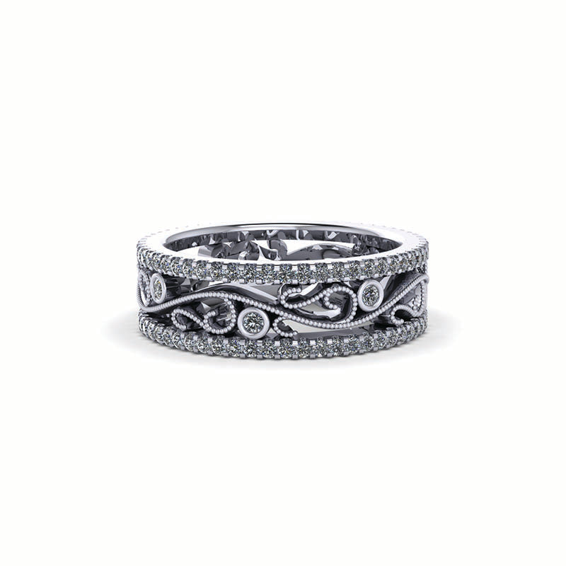 TGO BESPOKE | Platinium Anna-Maria Ring £3000.00