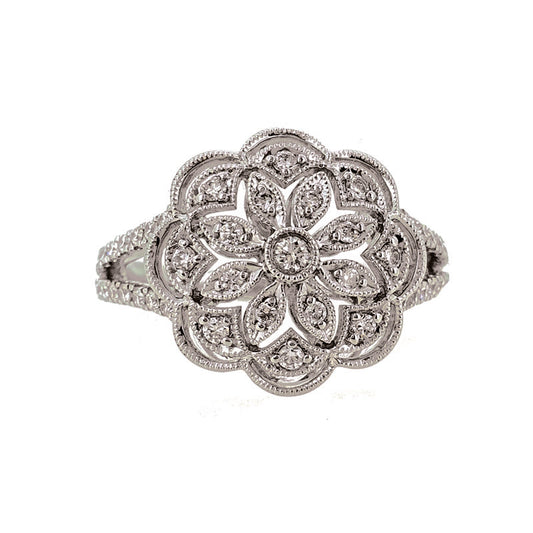 0.40ct Diamond Vintage Daisy Ring £2360.00