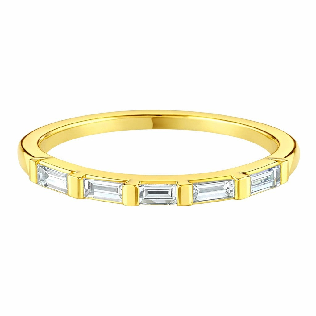 Delilah - 0.35ct Diamond Wedding Ring - Bar Set Eternity