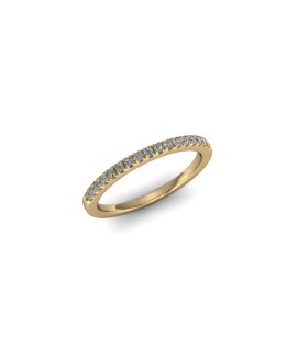 Aanya - Ladies 18ct Yellow Gold 0.15ct Diamond Wedding Ring From £745 