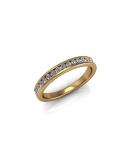Olivia - Ladies 18ct Yellow Gold 0.25ct Diamond Wedding Ring From £925 