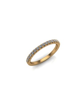 Emily - Ladies 18ct Yellow Gold 0.20ct Diamond Wedding Ring From £725 