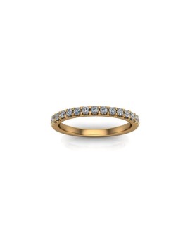 Ivy - Ladies 18ct Yellow Gold 0.25ct Diamond Wedding Ring From £925 