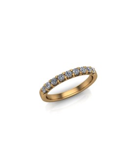 Ella - Ladies 9ct Yellow Gold 0.33ct Diamond Wedding Ring From £845 