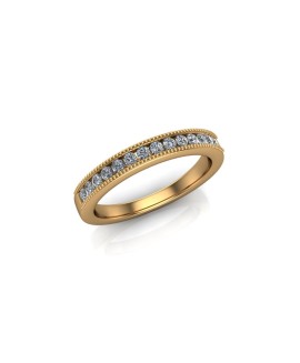 Daisy - Ladies 9ct Yellow Gold 0.20ct Diamond Wedding Ring From £475 