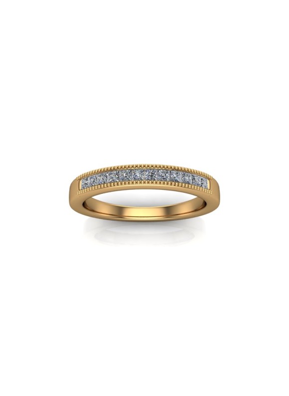 Emilia - Ladies 18ct Yellow Gold 0.20ct Diamond Wedding Ring From £995