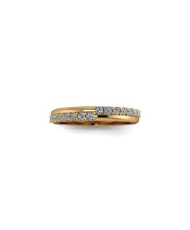 Millie - Ladies 9ct Yellow Gold 0.25ct Diamond Wedding Ring From £725 