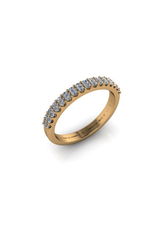 Eliza - Ladies 9ct Yellow Gold 0.50ct Diamond Wedding Ring From £1395