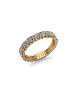 Chloe - Ladies 18ct Yellow Gold 1.00ct Diamond Wedding Ring From £2295 