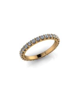 Aria - Ladies 18ct Yellow Gold 0.75ct Diamond Wedding Ring From £1995 