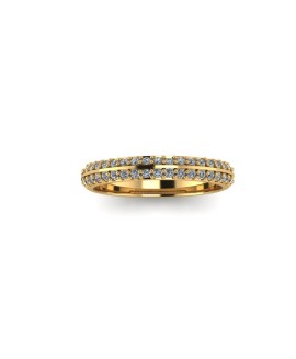 Erin - Ladies 9ct Yellow Gold 0.25ct Diamond Wedding Ring From  £825 