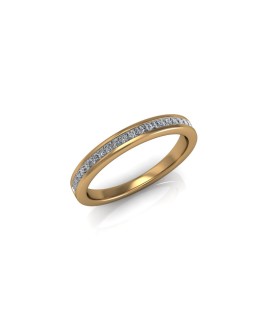 Mia - Ladies 18ct Yellow Gold 0.25ct Diamond Wedding Ring From £945 