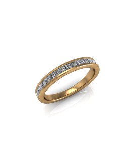 Isabella - Ladies 9ct Yellow Gold 0.33ct Diamond Wedding Ring From £825 