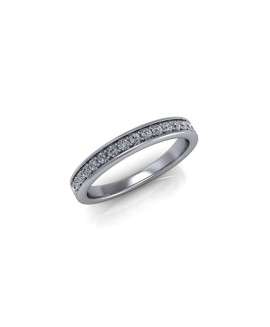 Freya - Ladies 18ct White Gold 0.25ct Diamond Wedding Ring From £945 