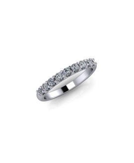 Ella - Ladies 9ct White Gold 0.33ct Diamond Wedding Ring From £845 