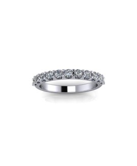 Rosie - Ladies 9ct White Gold 0.50ct Diamond Wedding Ring £945 
