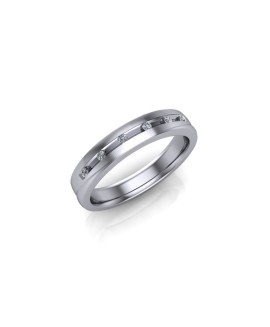 Rose - Ladies Platinum Diamond Wedding Ring From £975 