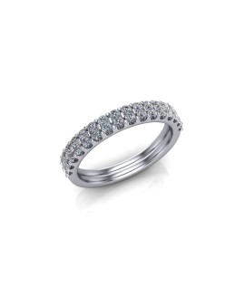 Eliza - Ladies 18ct White Gold 0.50ct Diamond Wedding Ring From £1695 