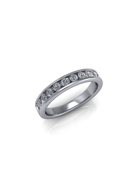 Isla - Ladies Platinum 0.50ct Diamond Wedding Ring £1745