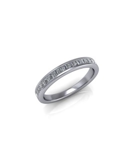 Isabella - Ladies 9ct White Gold 0.33ct Diamond Wedding Ring From £825 
