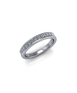 Sophia - Ladies 18ct White Gold 0.50ct Diamond Wedding Ring From £1245 